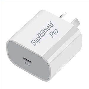 20W SupRShield PD SAA Certified Fast Charging Wall AU Plug Charger Adapter TCS-20WACB 20W SupRShield PD SAA Certified Fast Charging Wall AU Plug Charger Adapter TCS-20WACB